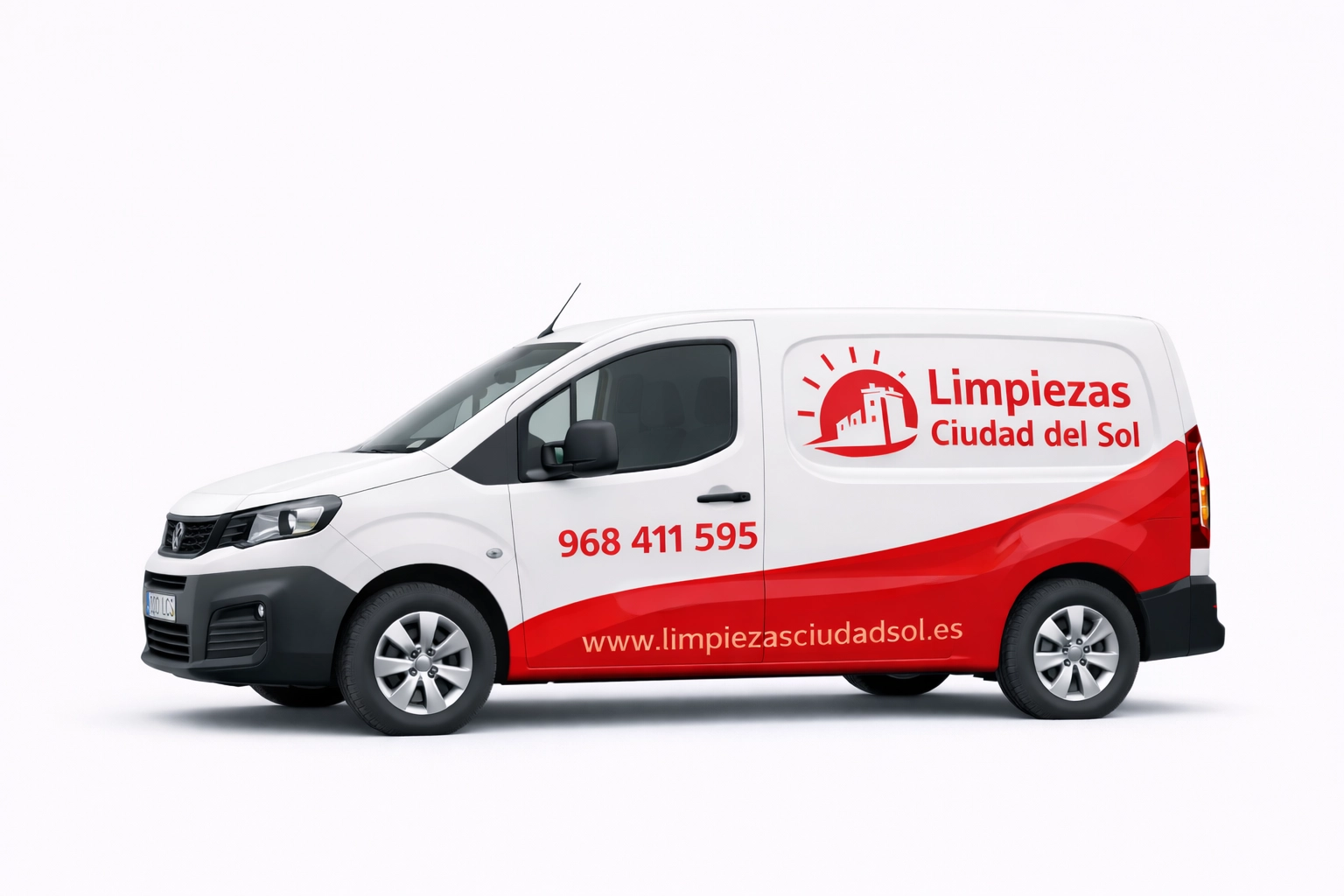 Vehículo y maquinaria de Limpiezas Ciudad del Sol